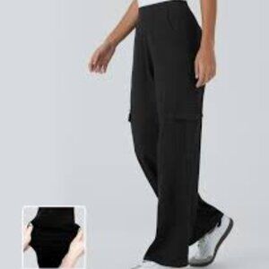 44-NWT HALARA FLEX POCKET WIDE LEG PANTS